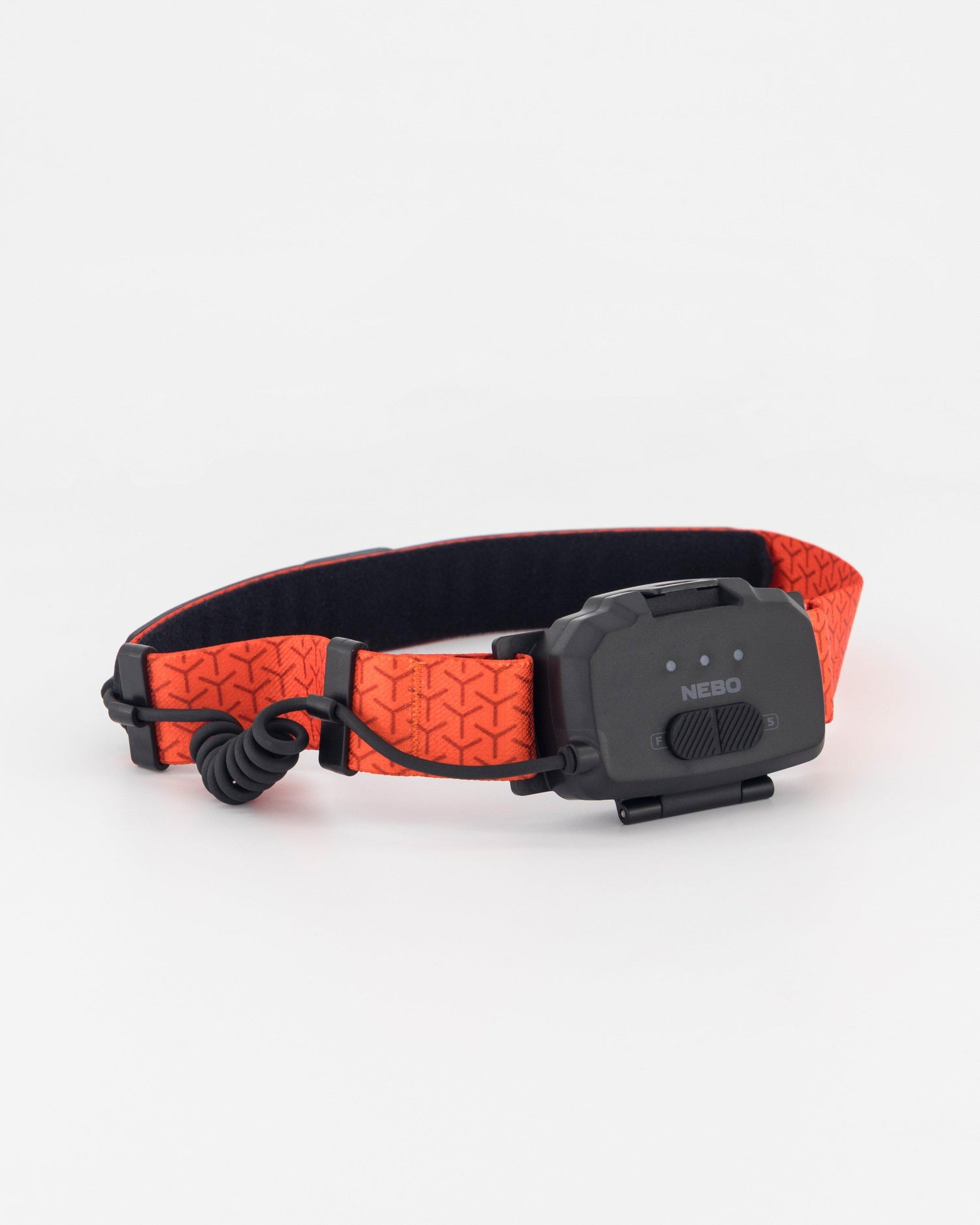 NEBO CurvBeam 600 Lumen Flex Rechargeable LED Headlamp Grey