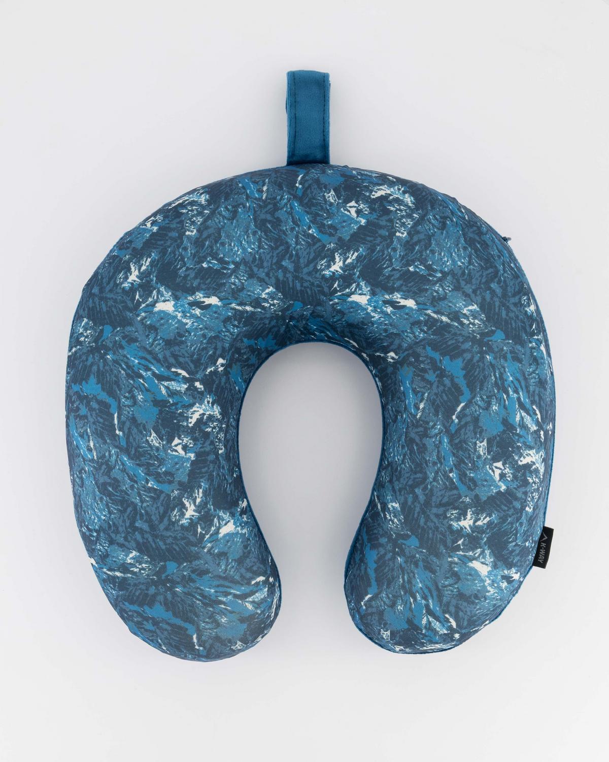K-Way Printed Travel Pillow Lightweight Comfortable Neck Support