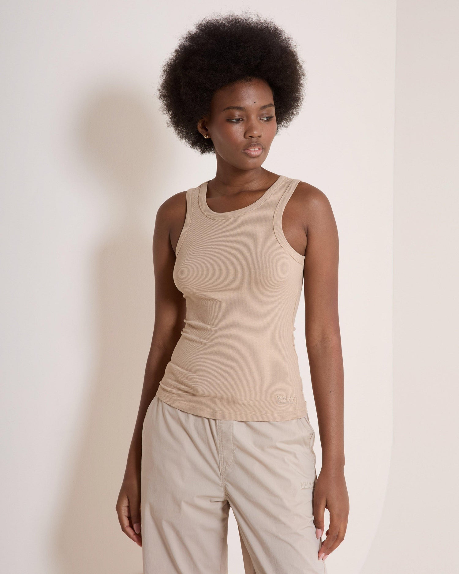 K-Way MMXXI Women's Nandi Rib Vest Slim Fit Crew Neck