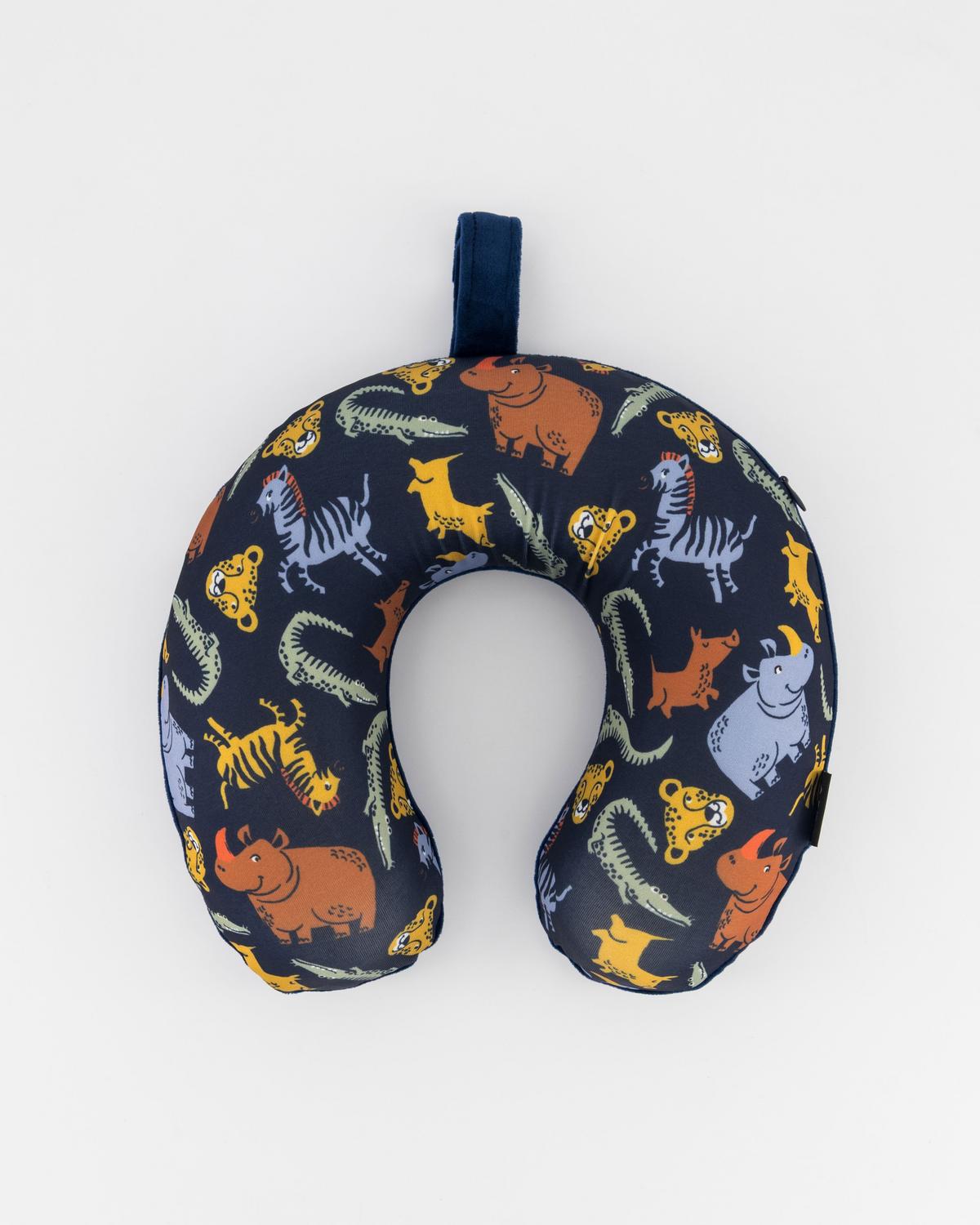 K-Way Kids Printed Travel Pillow Soft Neck Support Travel Accessory