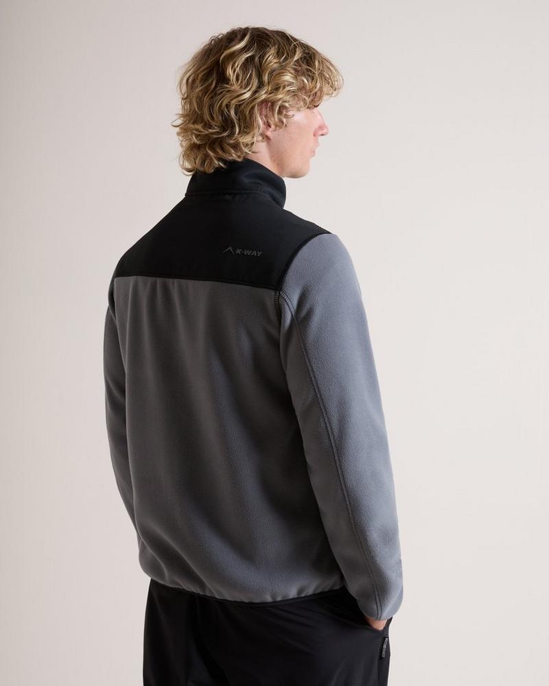 K-WAY Men's Timo Fleece Jacket Lightweight Thermal