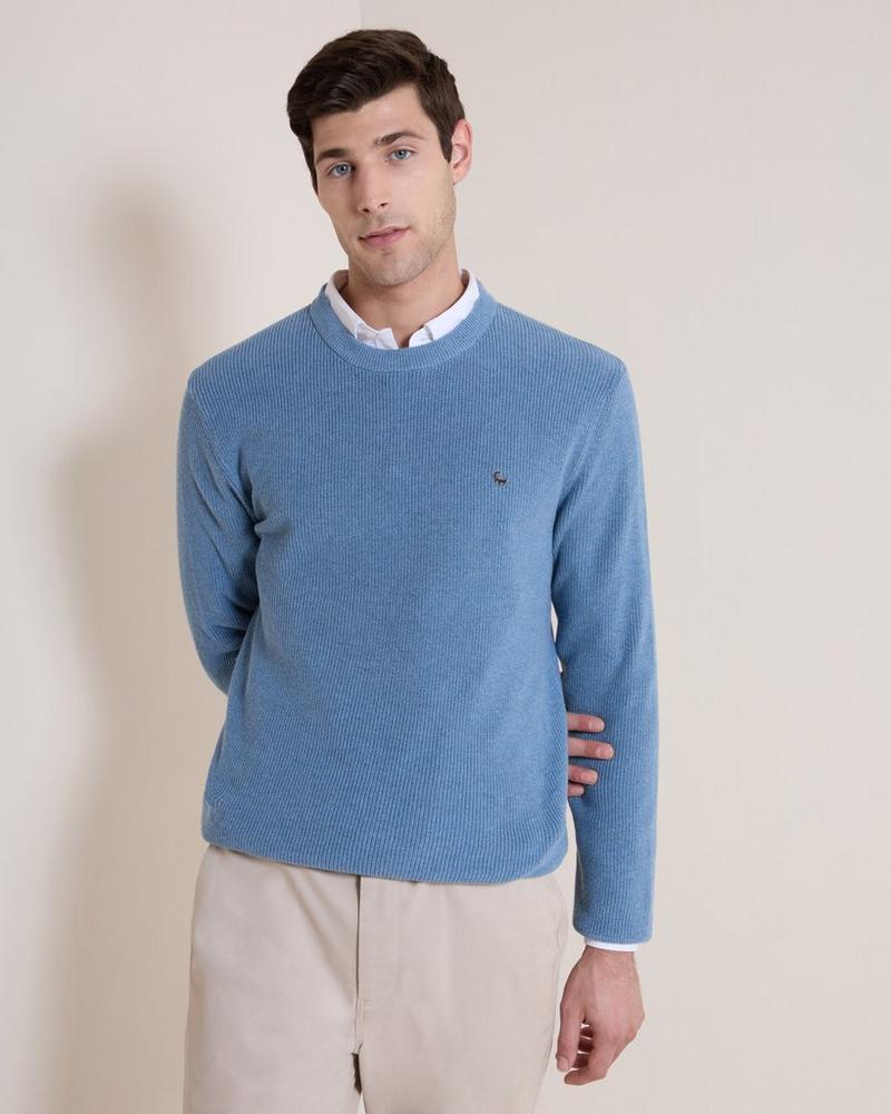 Old Khaki Men's Knox Textured Crew Neck Casual Jersey