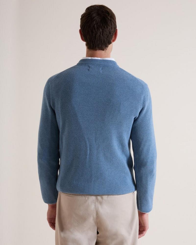 Old Khaki Men's Knox Textured Crew Neck Casual Jersey