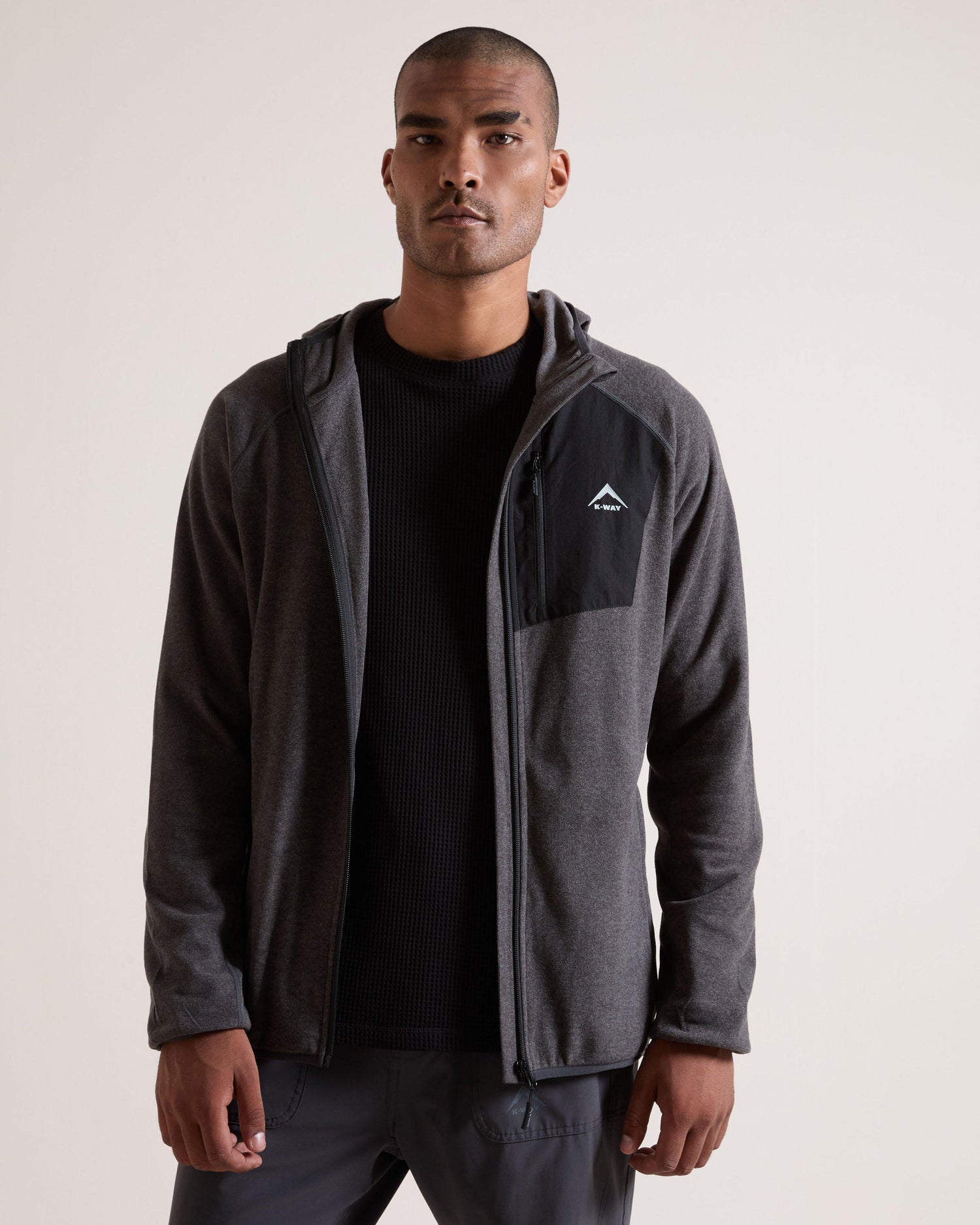 K-Way Yekaza Men's Zip Through Fleece Top