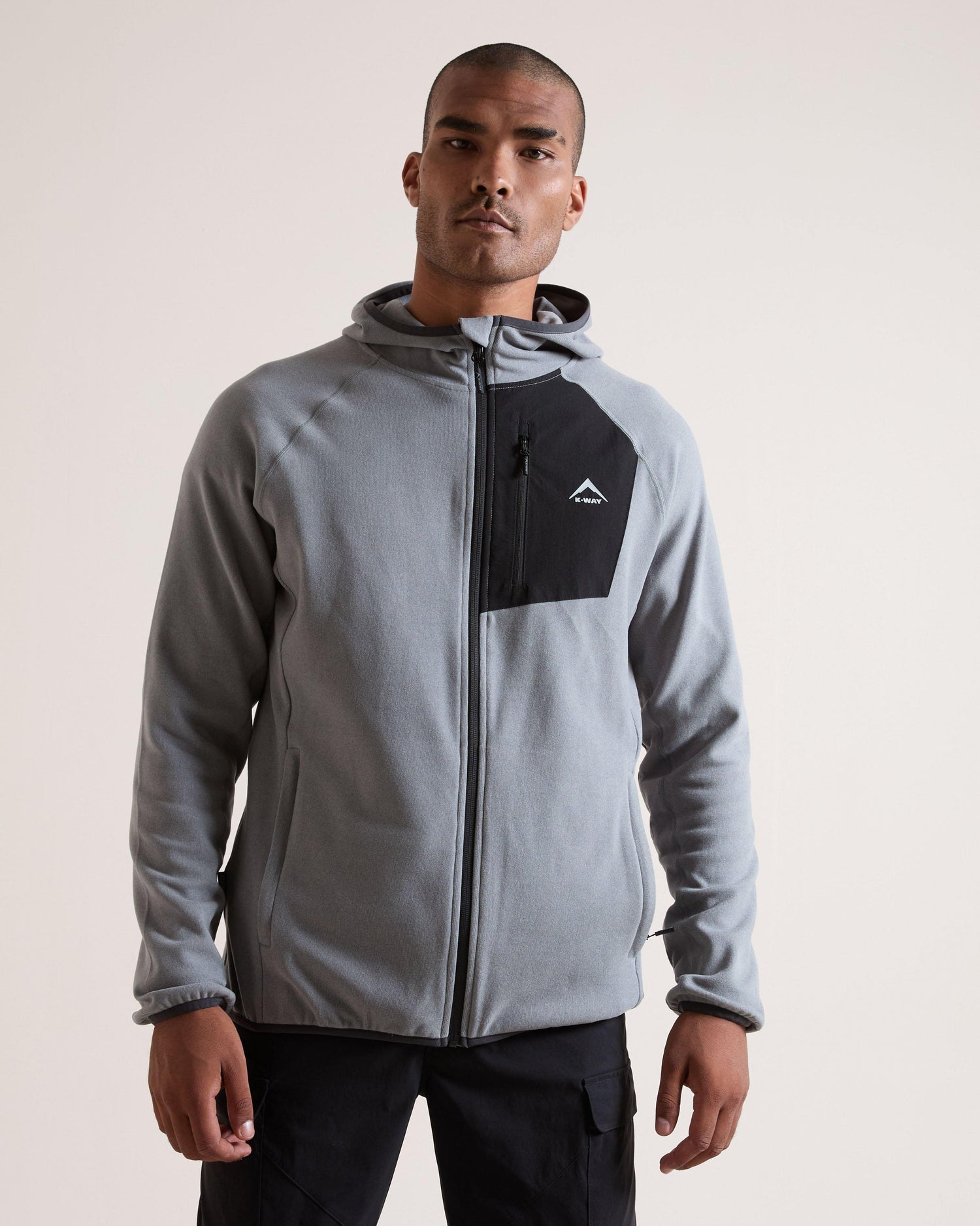 K-WAY Men's Yekaza Zip Through Fleece Top
