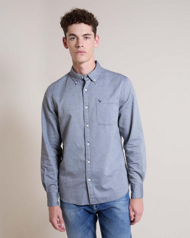 Old Khaki Men's Zack Textured Shirt Navy