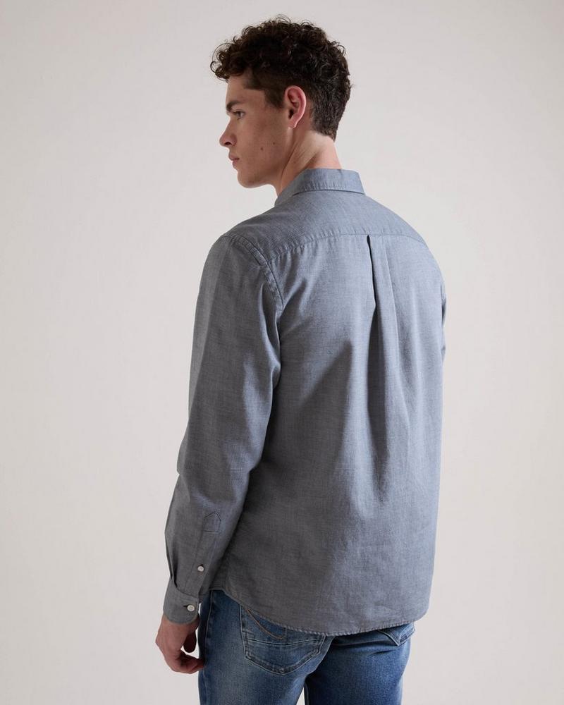 Old Khaki Men's Zack Textured Shirt Navy