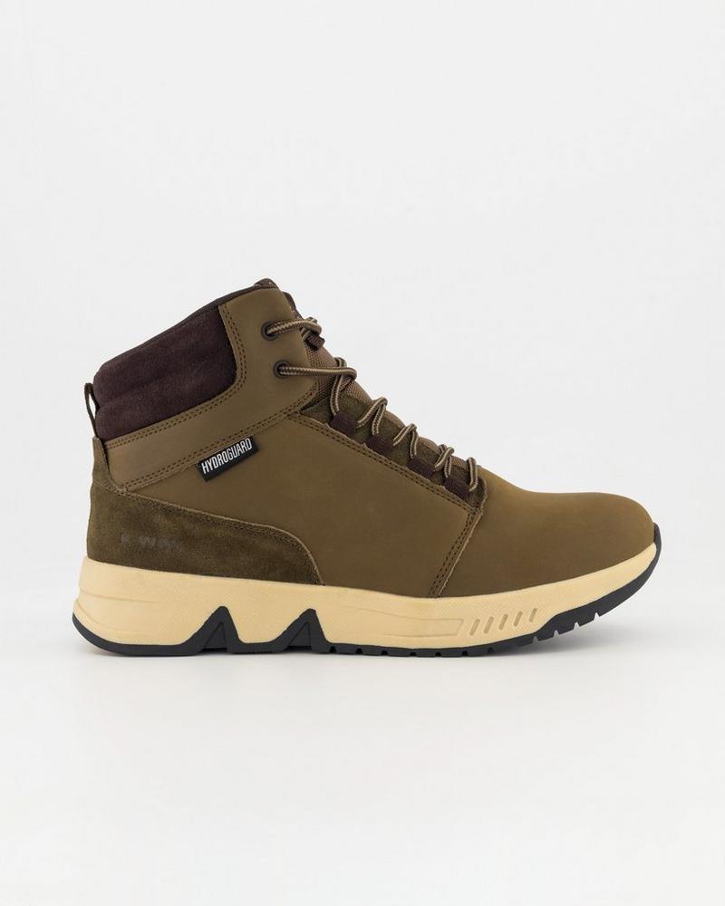 K-Way Elements Men's Feldon Lace Up Boots Khaki