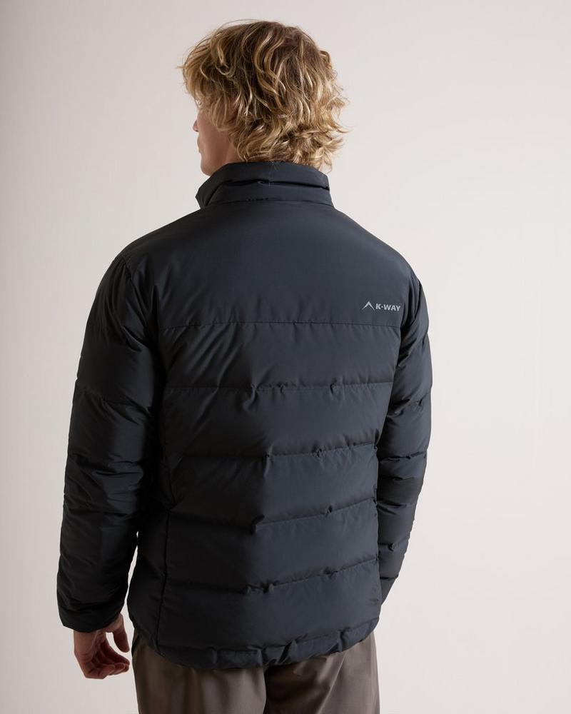 K-Way Men's Rovik Down Jacket Lightweight Insulated Puffer