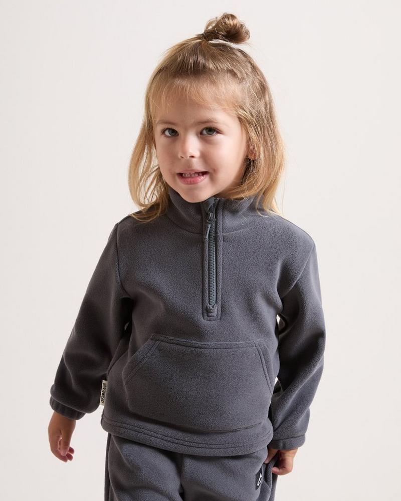 K-Way Kids Rocky 1/4 Zip Fleece Top Ecotherm