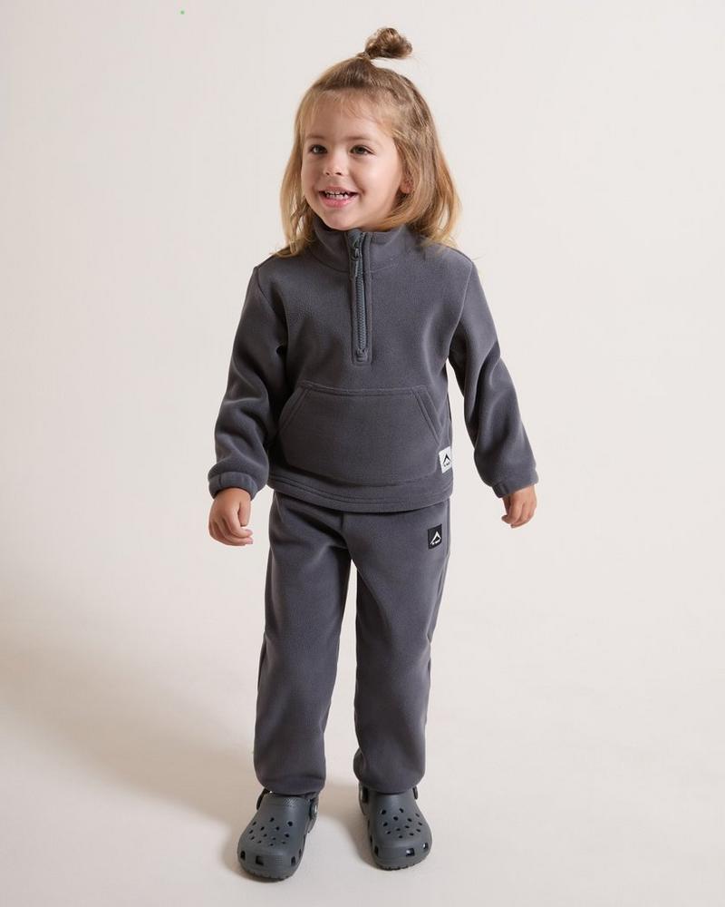 K-Way Kids Rocky 1/4 Zip Fleece Top Ecotherm