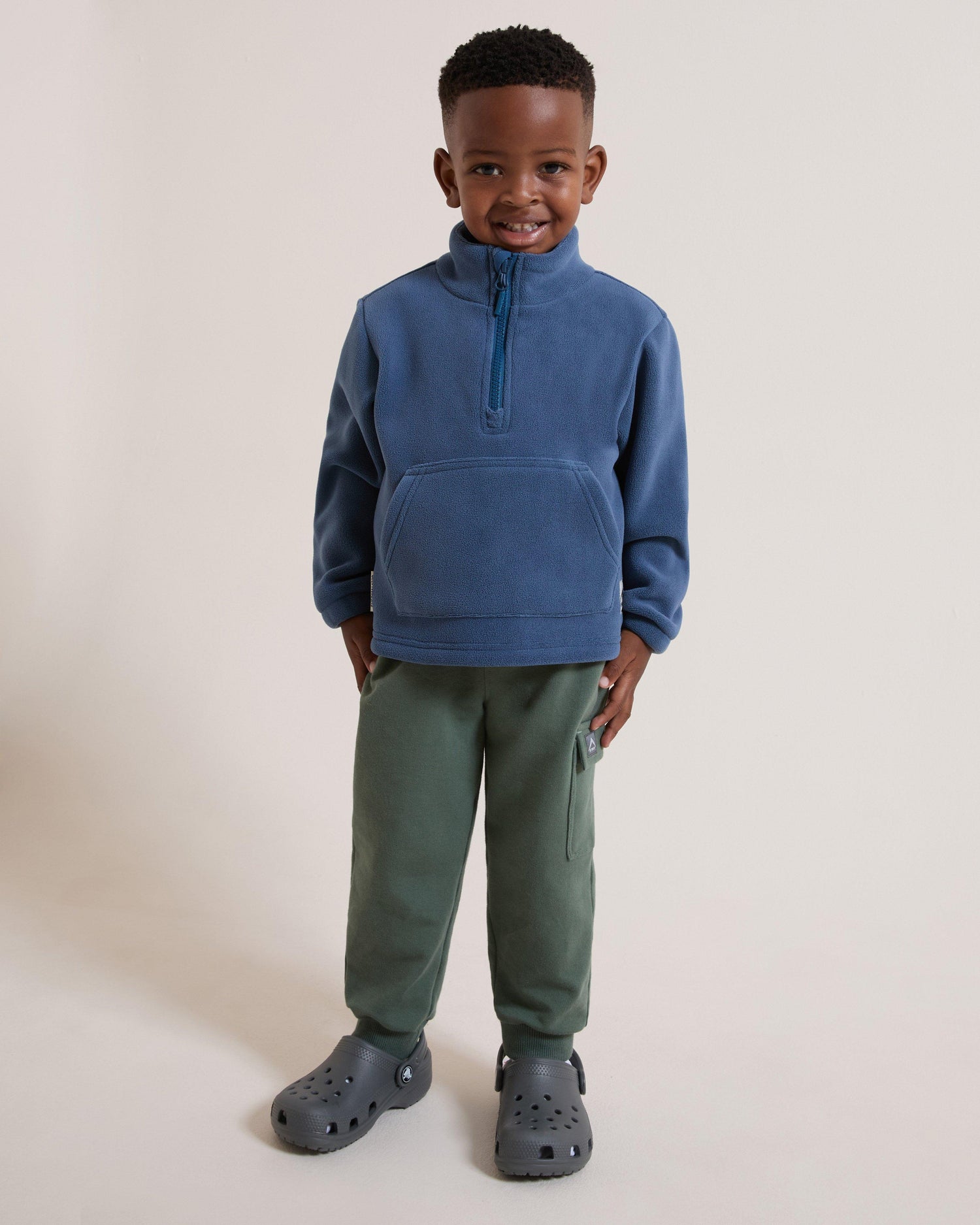K-WAY Kids Rocky 1/4 Zip Fleece Top