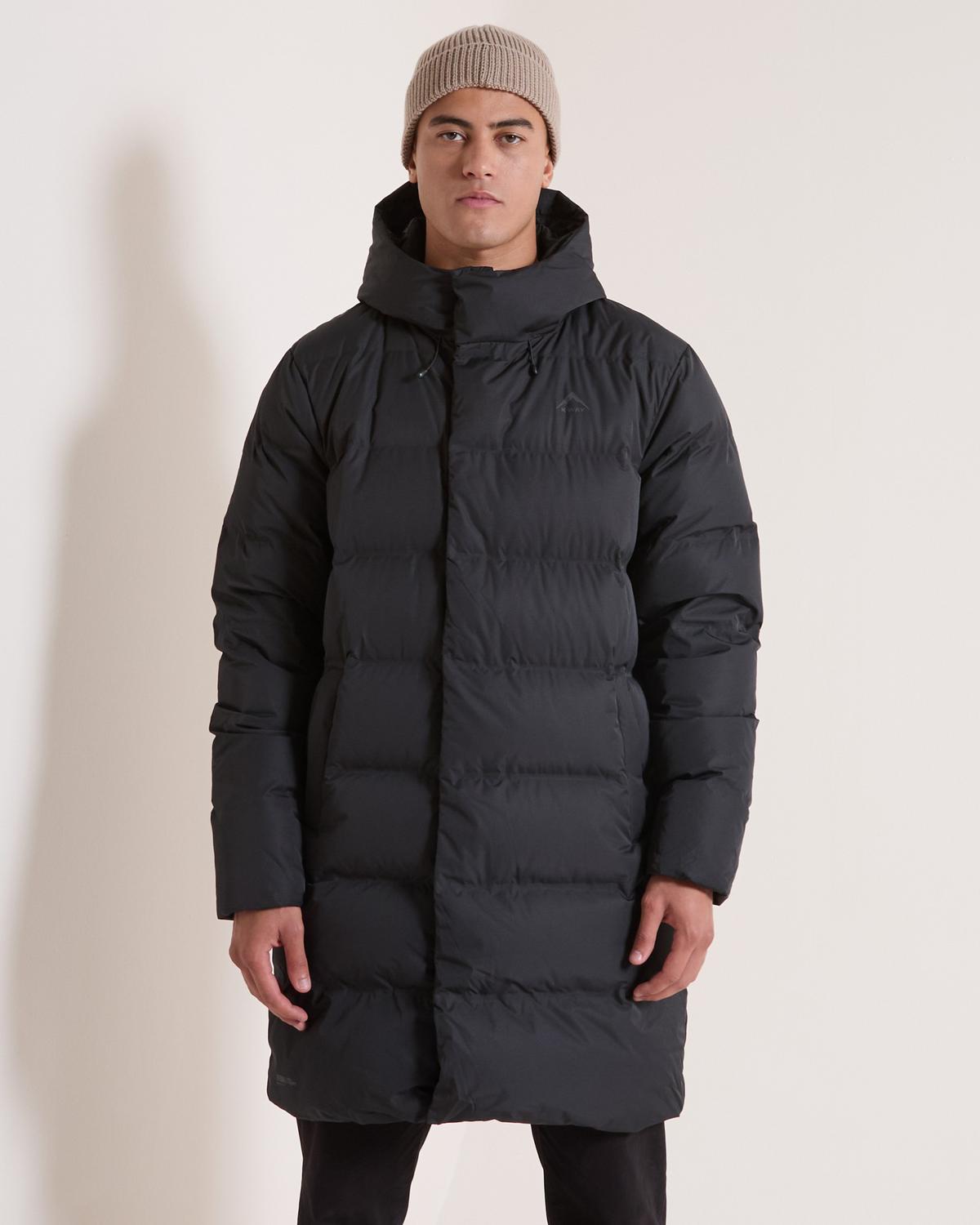 K-WAY Southfields Men's Down Puffer Jacket With Removable Hood