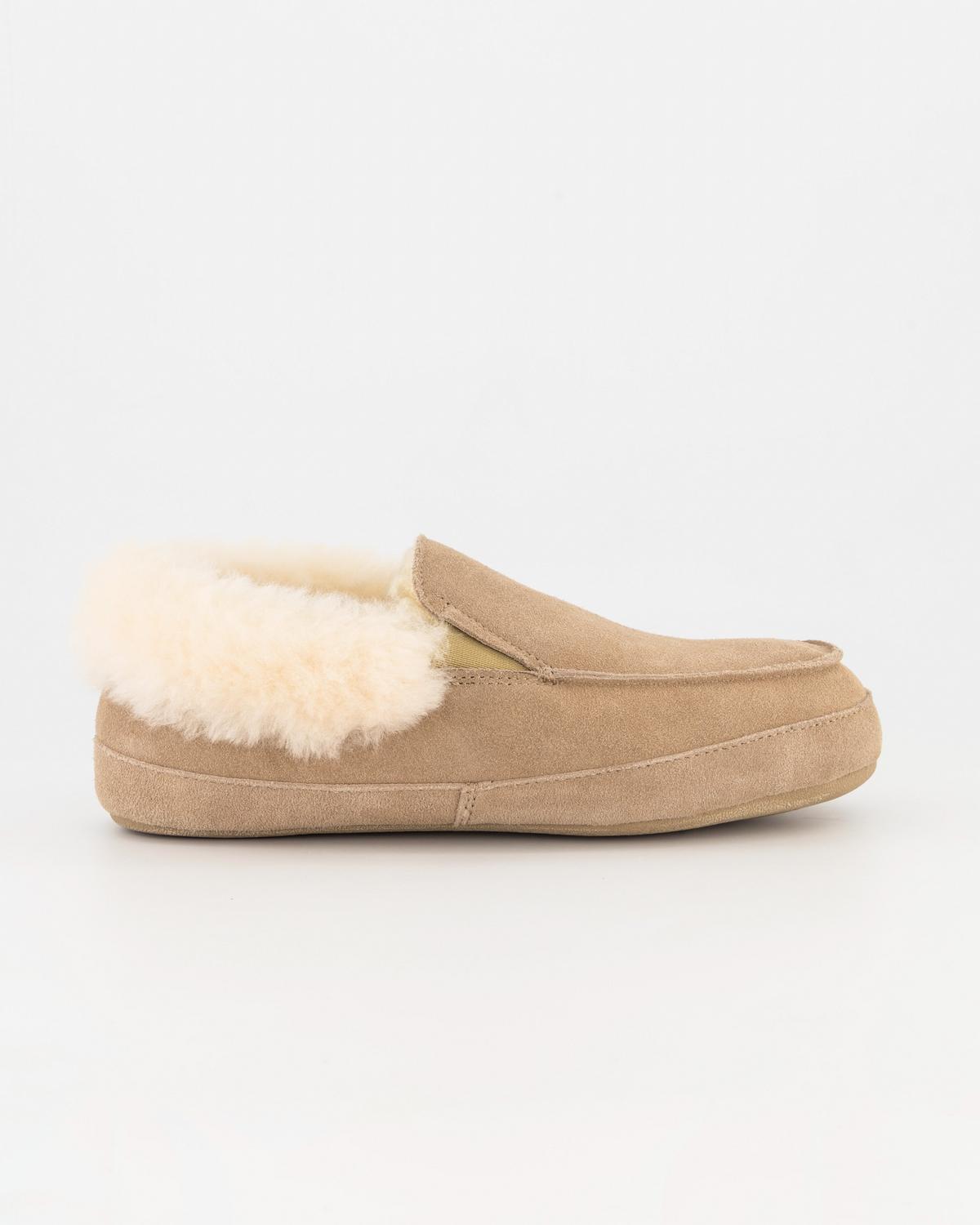 Rare Earth Phumi Women's Suede Moccasin Slipper Tan
