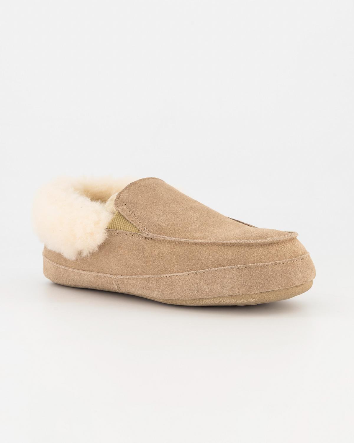 Rare Earth Phumi Women's Suede Moccasin Slipper Tan