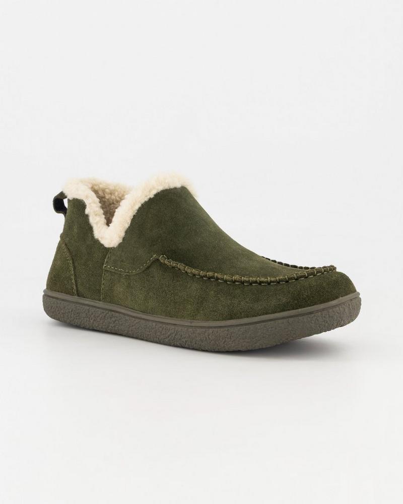 Rare Earth Women's Grace II Ankle Slippers Dark Olive