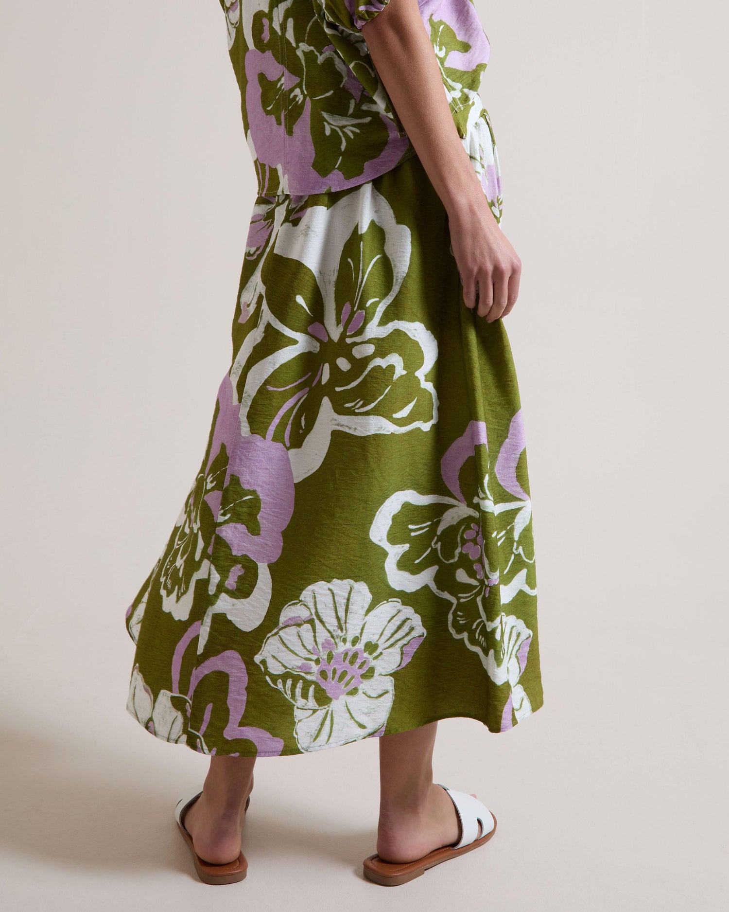 Old Khaki Women's Alara Printed Midi Skirt Assorted Cotton