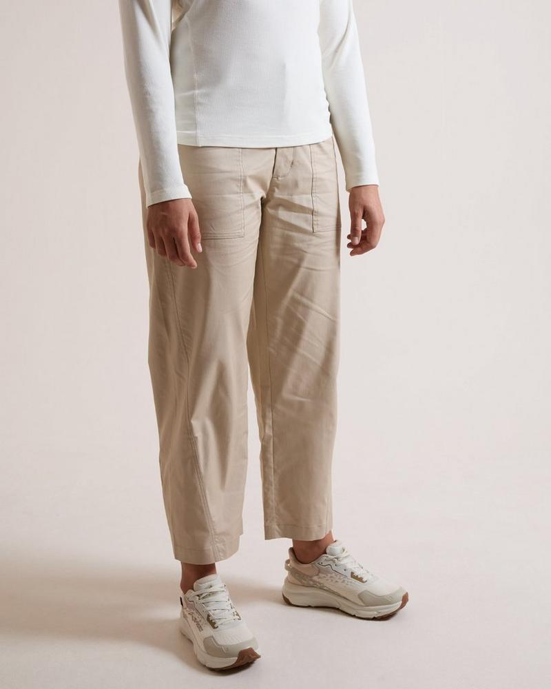 K-Way Performance Women's Pathway Pants Relaxed Fit Driftwood