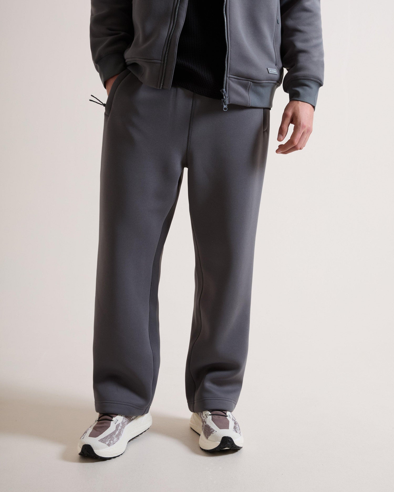 K-WAY Men's Bylde Pants Thermal Winter Trousers Grey