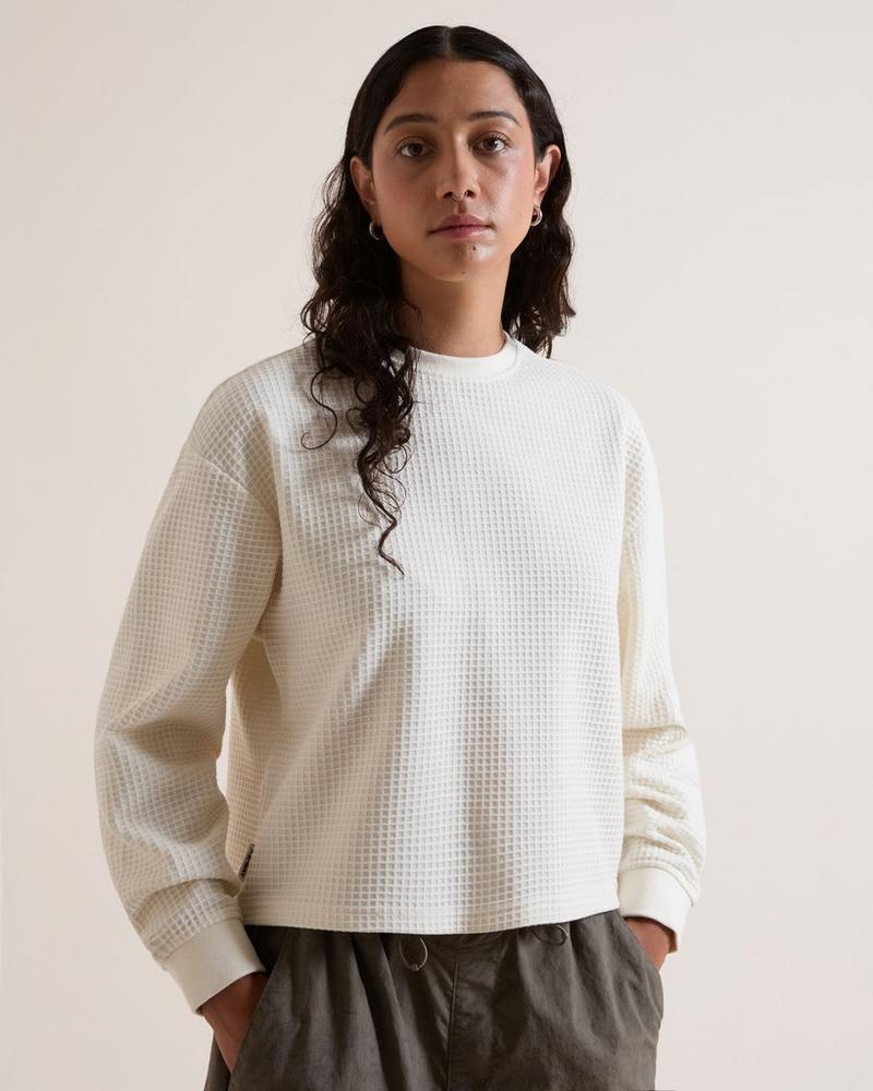 K-Way Women's Storms Waffle Long-Sleeve Shirt