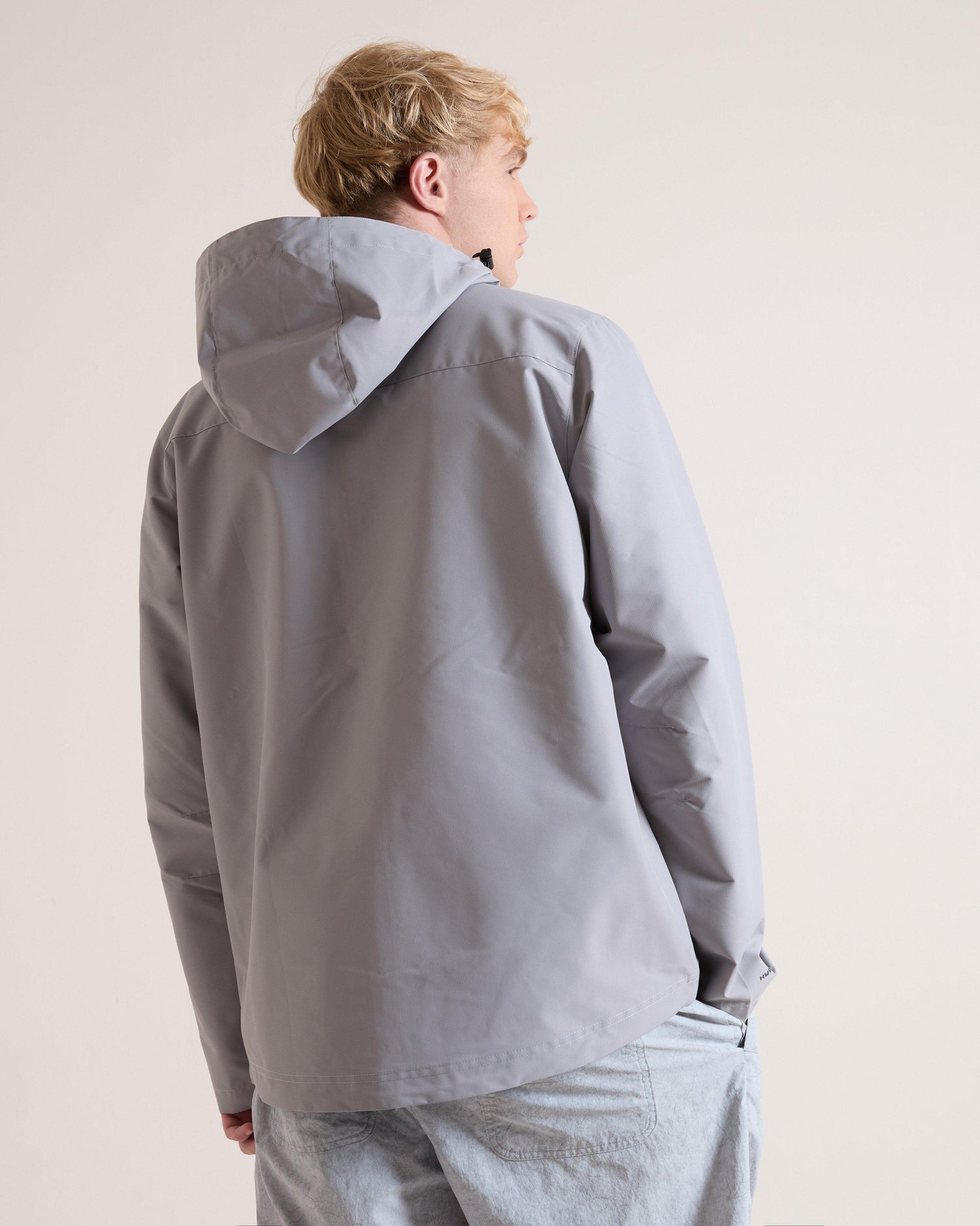 K-Way Men's Letaba Shell Jacket Silver Grey