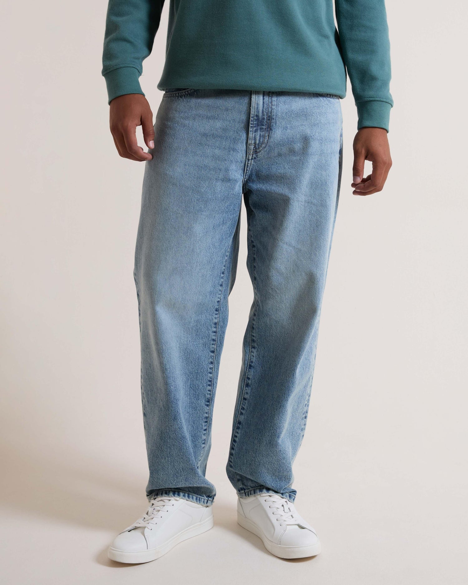 Old Khaki Men's Enzo Relaxed Mid Wash Denim Jeans
