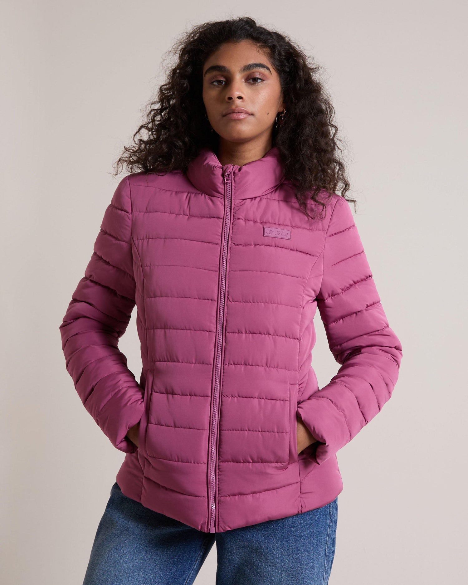 Old Khaki Women's Pippa Puffer Jacket Lightweight Warm Casual Outdoor Layer