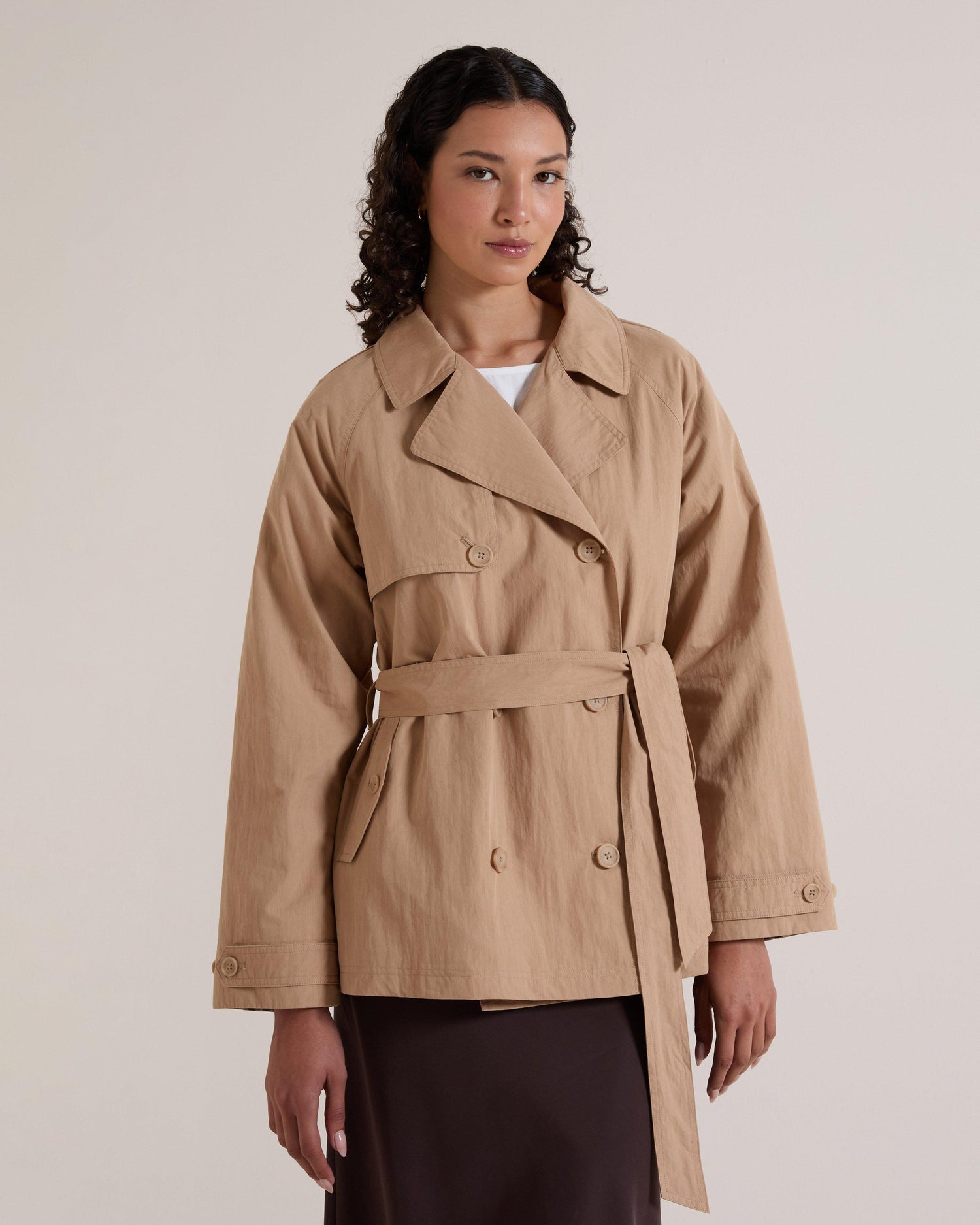 Old Khaki Women's Emma Trench Coat Stone