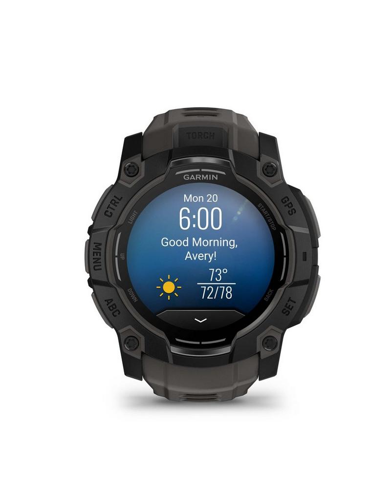 Garmin Instinct 3 50mm AMOLED Smartwatch Black