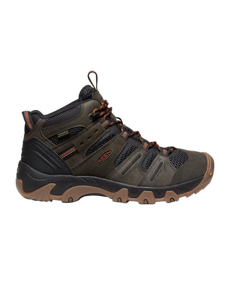 Keen Men's Headout Mid Waterproof Hiking Boots Olive