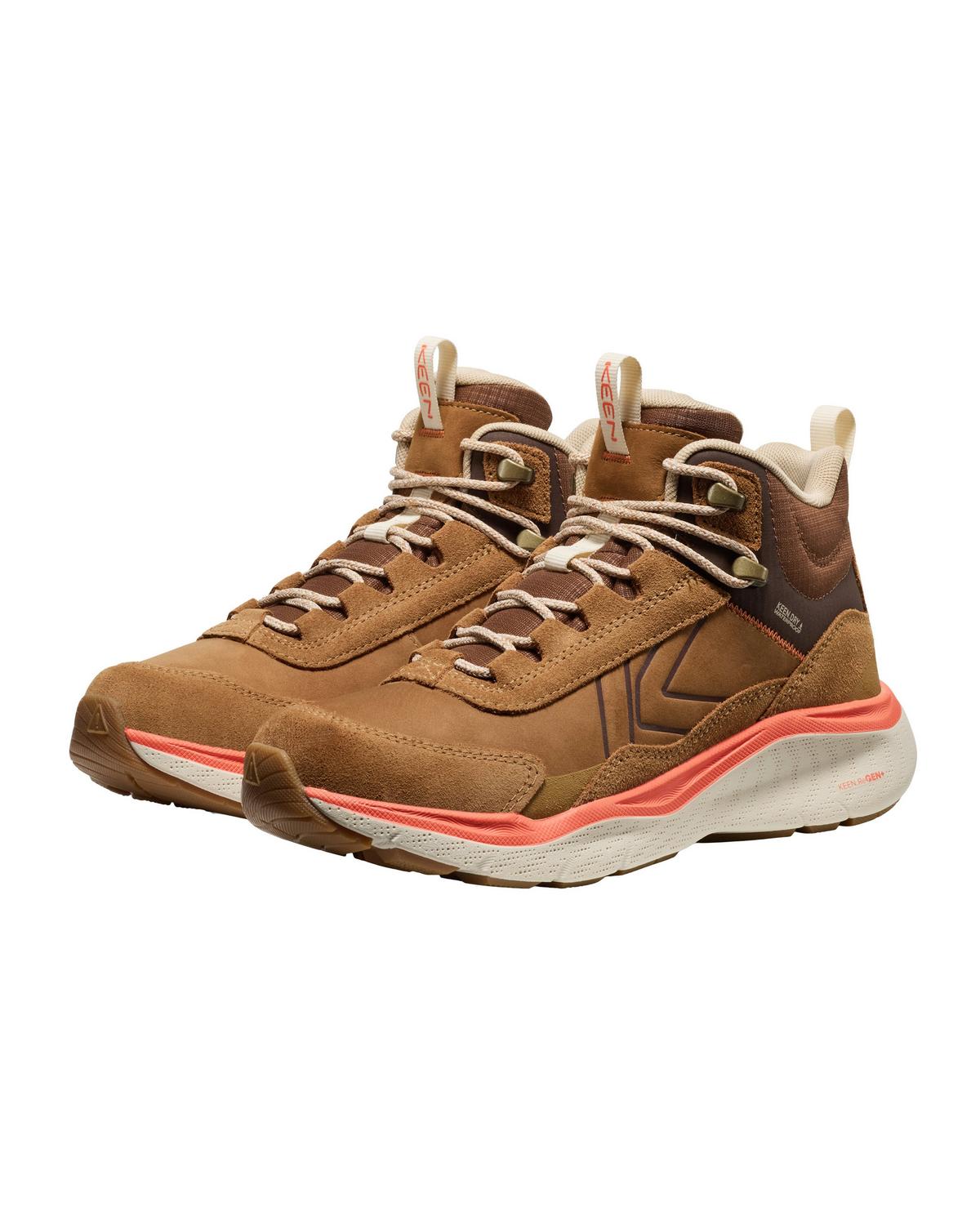 Keen Women's Leiki Waterproof Leather Hiking Boots Brown