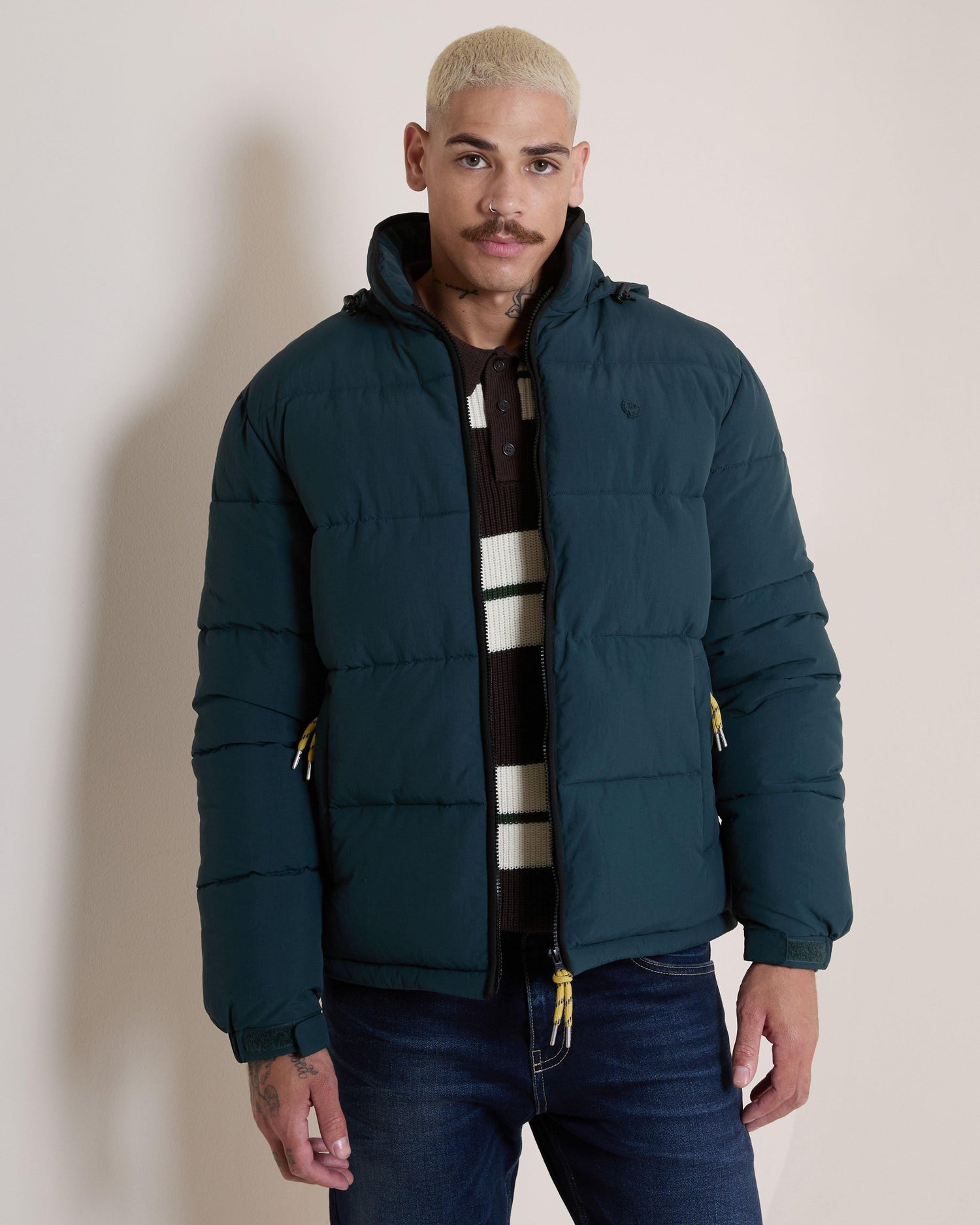 Old Khaki Men's Troy Premium Puffer Jacket Dark Green