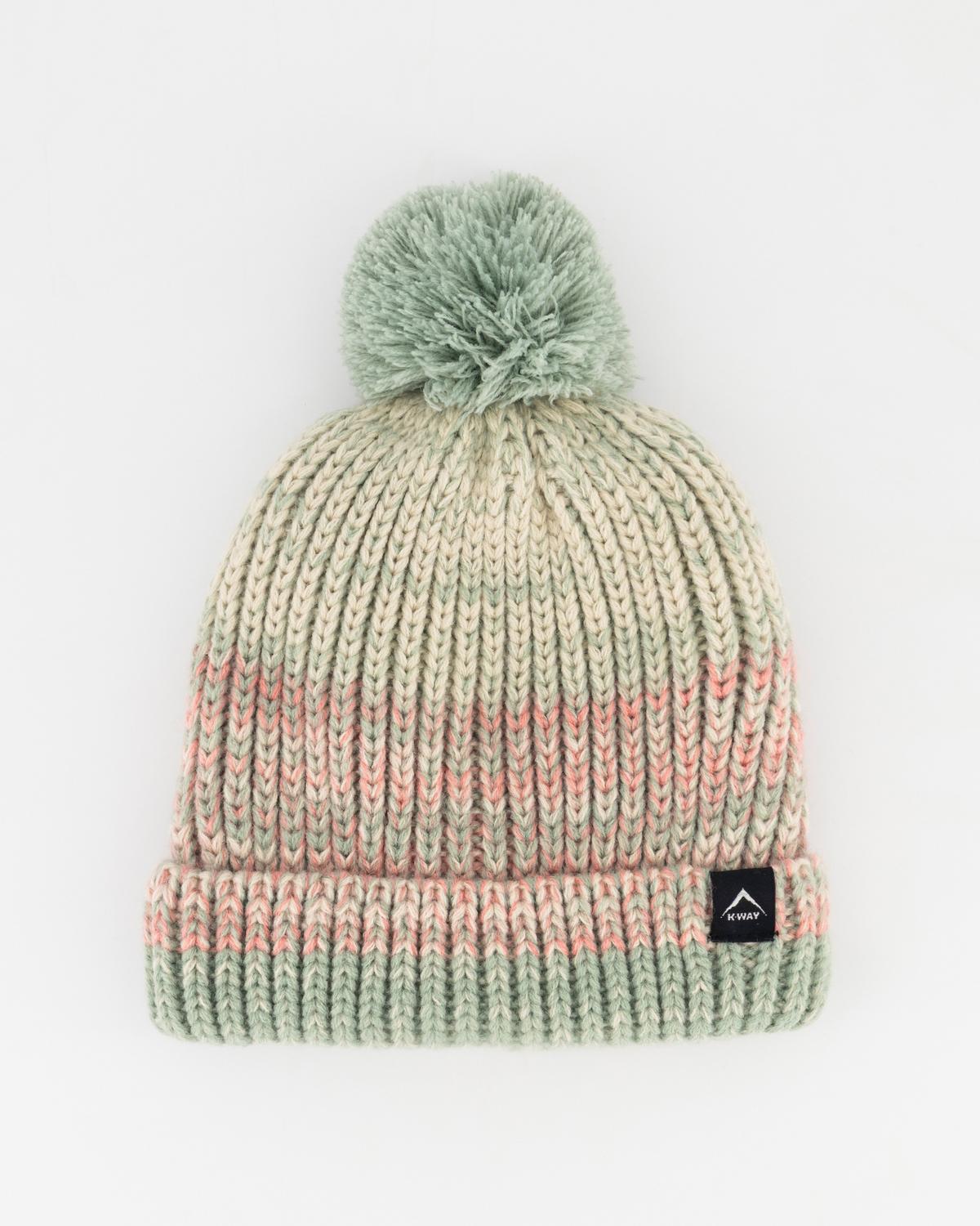 K-Way Kids Whimsy Beanie Cable Knit Summer Green One Size