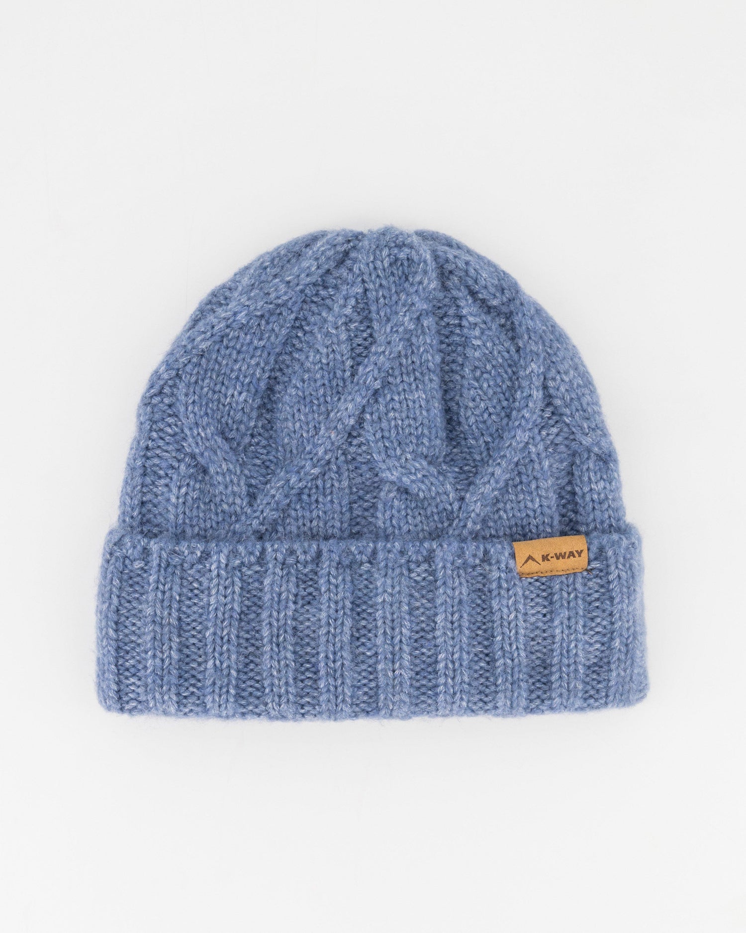 K-Way Performance Women's Cable Knit Beanie Cloud Blue