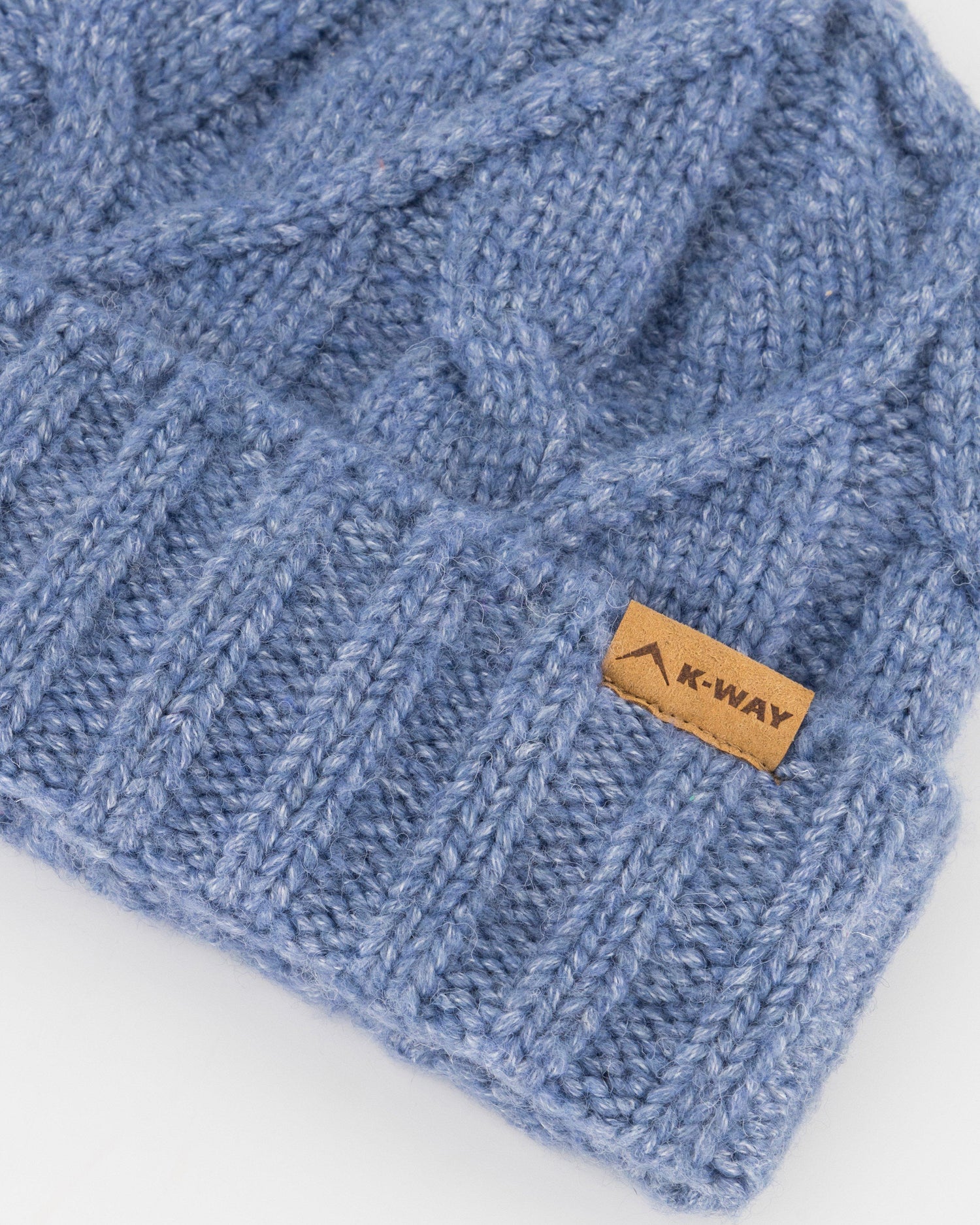 K-Way Performance Women's Cable Knit Beanie Cloud Blue