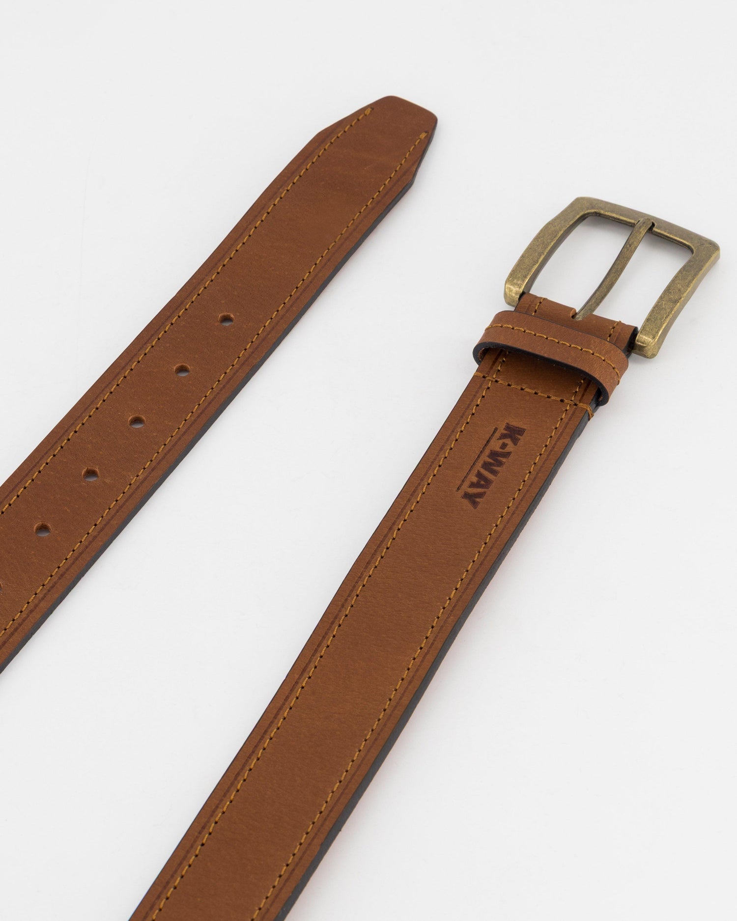 K-Way Elements Gavin Men's 40mm Leather Belt Tan