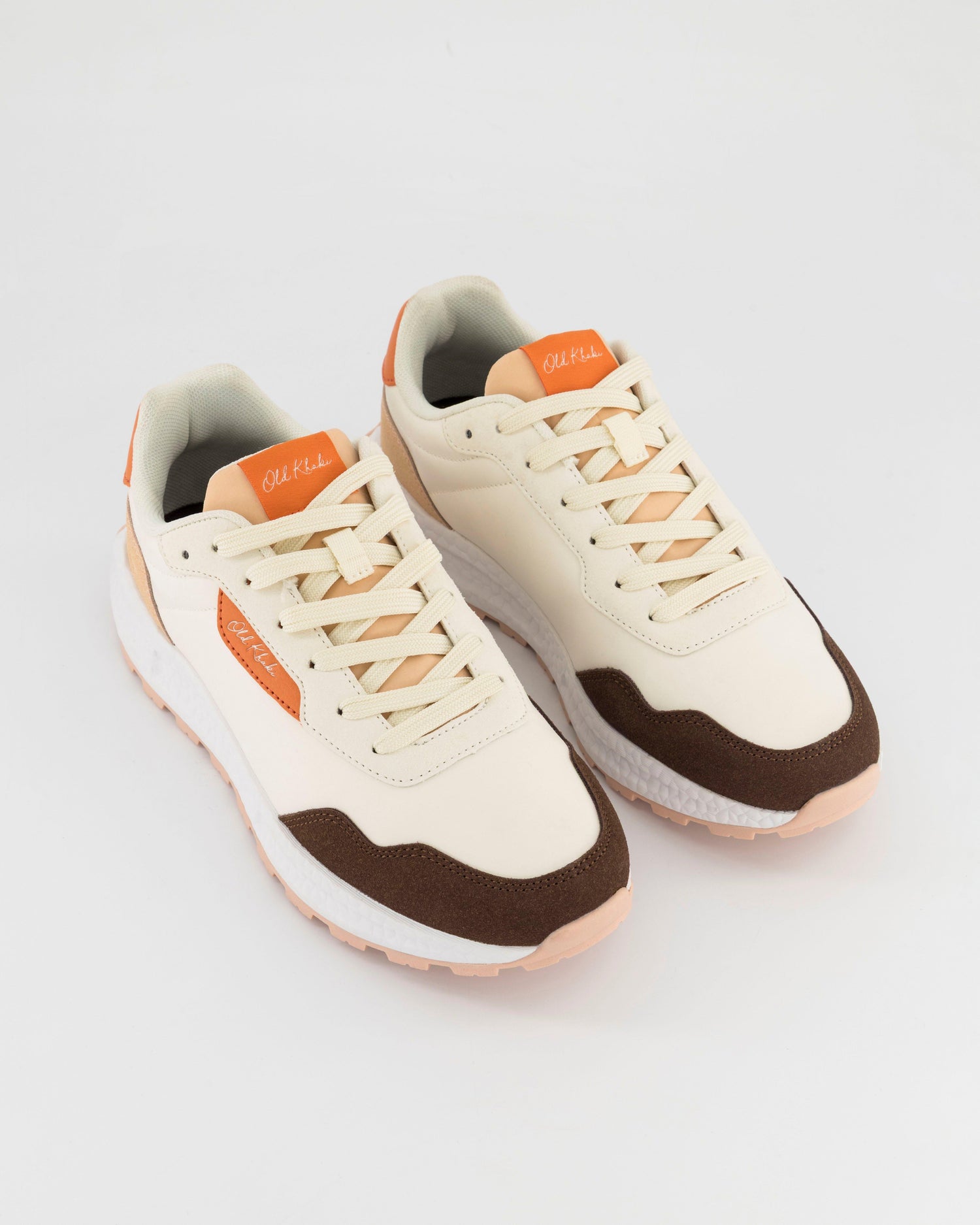 Old Khaki Oria Men's Lace Up Casual Sneaker Peach