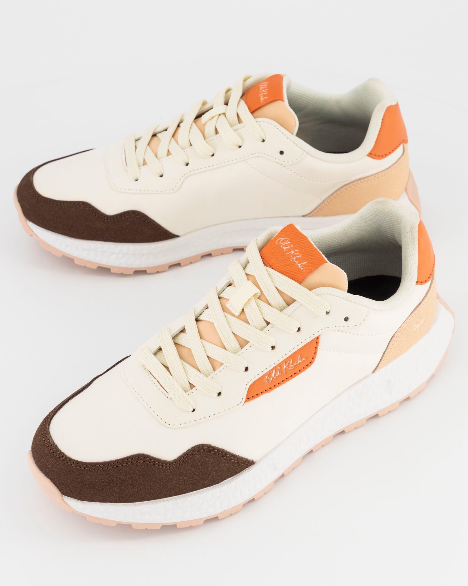 Old Khaki Oria Men's Lace Up Casual Sneaker Peach