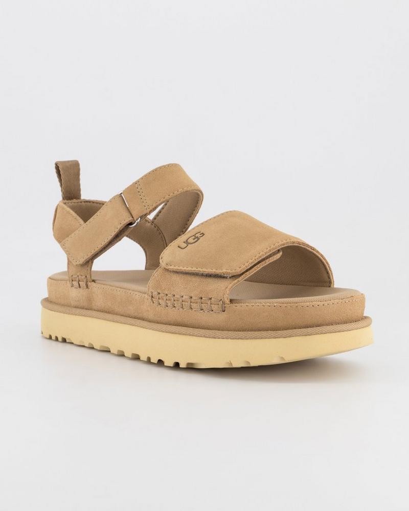 UGG Women’s Goldenstar Suede Sandals Adjustable Straps