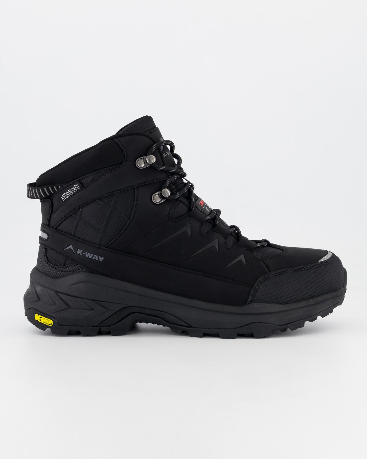 K-Way Men's Outpost Waterproof Hiking Boots Performance Black