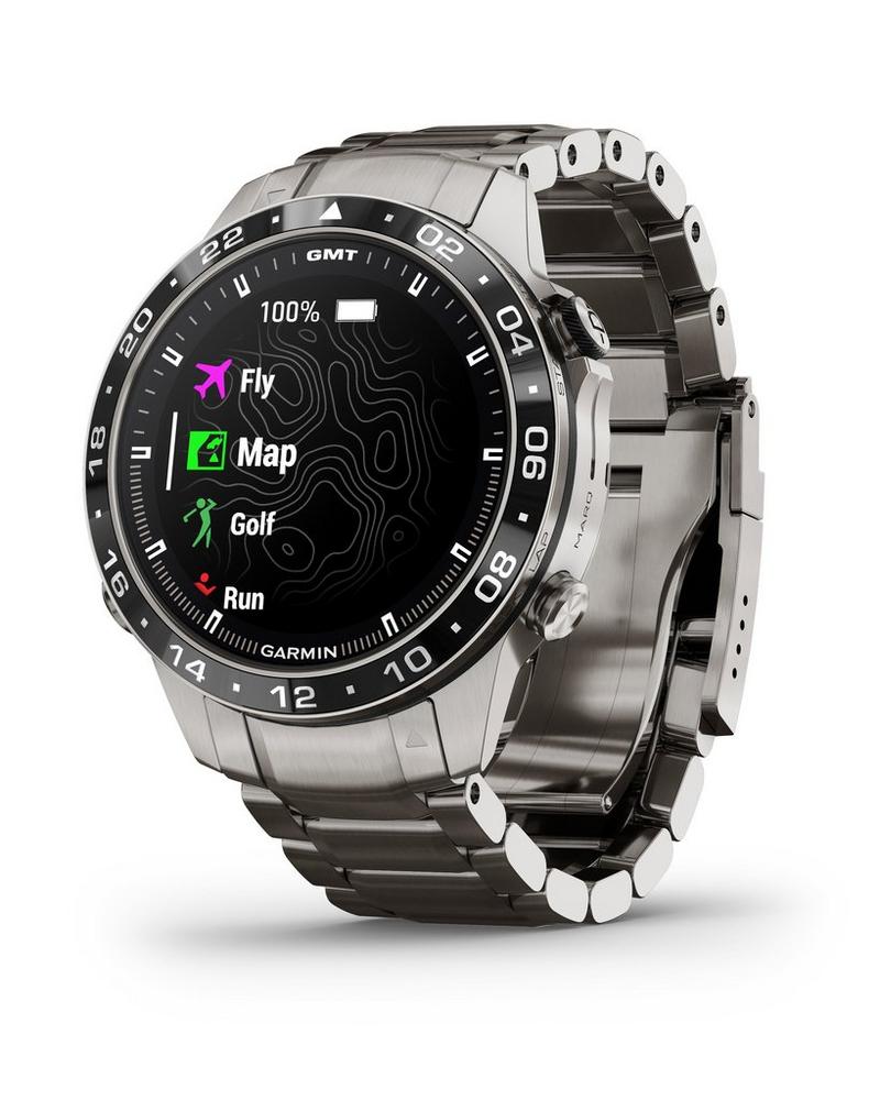 Garmin MARQ Aviator Gen 2 Smartwatch Titanium Silver