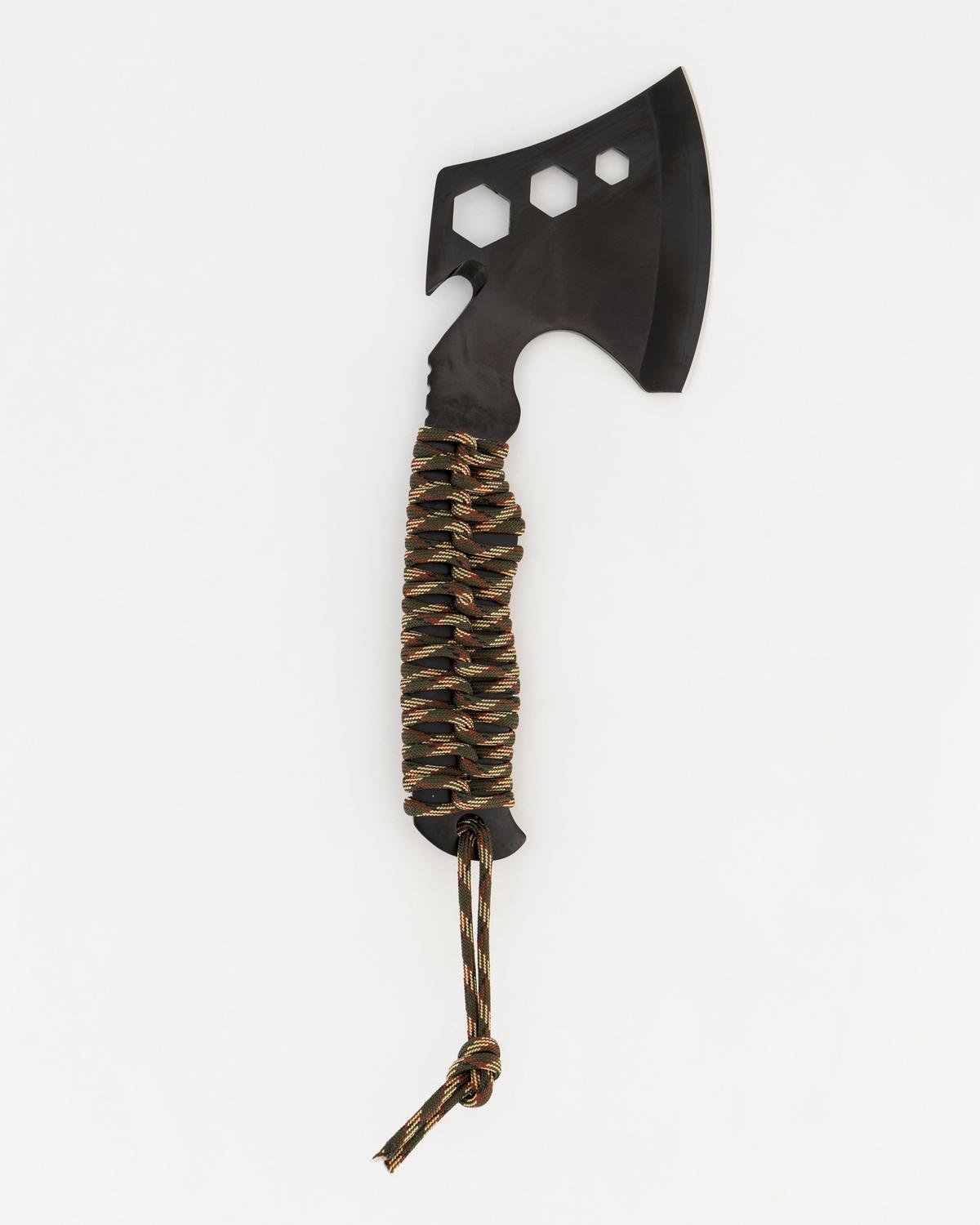 Kaliber Paracord Hatchet with Integrated Rope Cutter Dark Olive