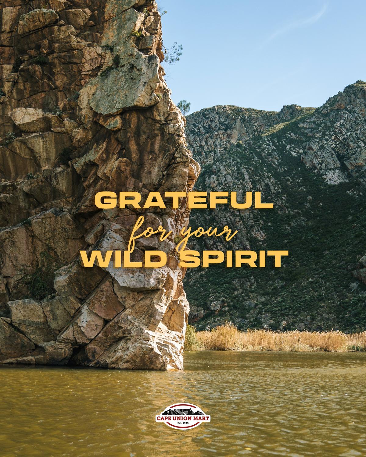 Cape Union Mart Grateful For Your Wild Spirit Gift Card